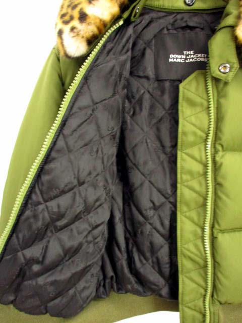 THE MARC JACOBS / ダウンジャケット/S/ポリエステル/BEG/レオパード/V302P31RE20 マークジェイコブス MARC JACOBS THE DOWN JACKET ダウンジャケット 襟