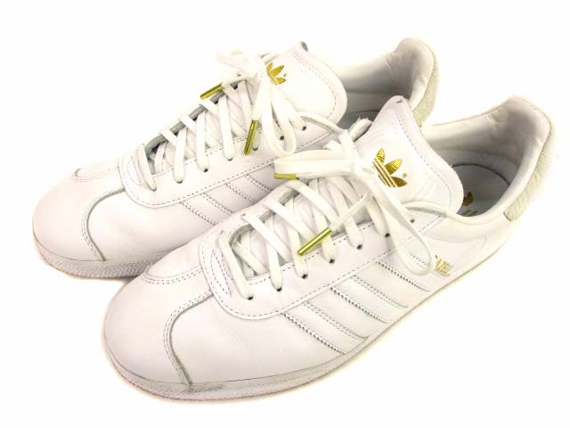 アディダス Adidas スニーカー シューズ 靴 Gazelle ガゼル Eh26 レザー 革 ハラコ切替 白 ホワイト サイズ28cm メンズ 069 ベクトルパーク