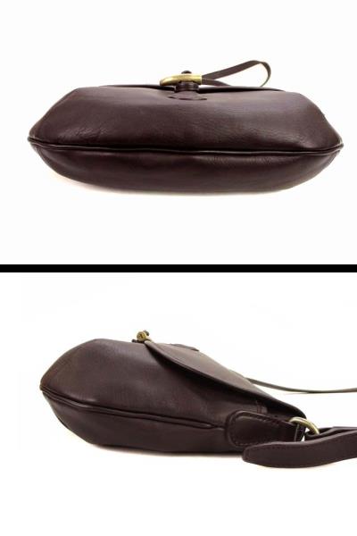 agnes b. アニエスベー ベージュ レザーショルダーバッグ 本革 シボ革 agnes b. - アニエスベー／agnes b. バッグ ショルダーバッグ 鞄