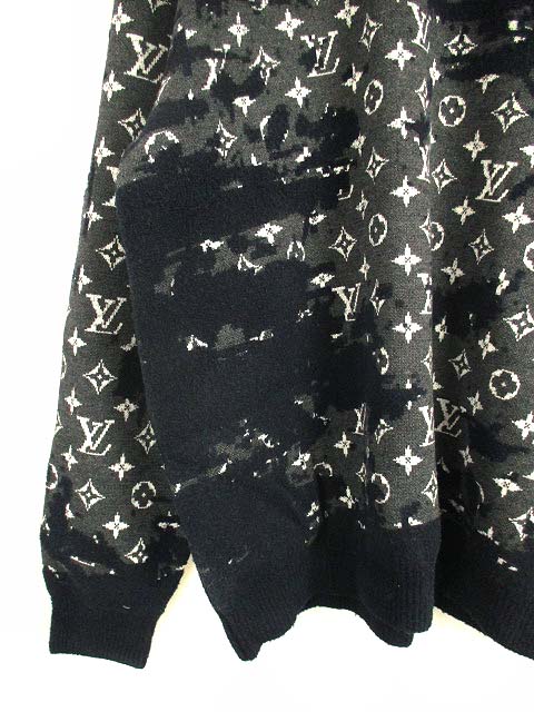 ルイヴィトン LOUIS VUITTON 21SS ディストレスト モノグラム ニット 