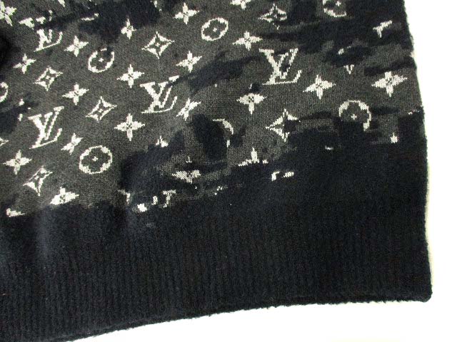 ルイヴィトン LOUIS VUITTON 21SS ディストレスト モノグラム ニット 
