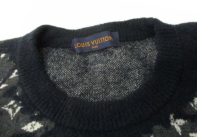 ルイヴィトン LOUIS VUITTON 21SS ディストレスト モノグラム ニット 