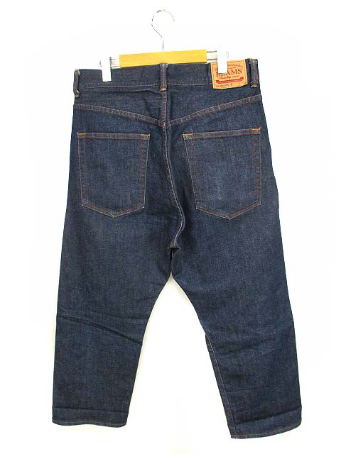 ビームス Beams デニムパンツ ジーンズ Gパン アンクル テーパード クロップド 太め ジッパーフライ Bms1976 インディゴ L メンズ 069 ベクトルパーク