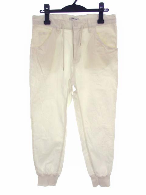 グローバルワーク Global Work デニム ジョガーパンツ ホワイトデニム ストレッチ 白 ホワイト サイズm メンズ 069 ベクトルパーク
