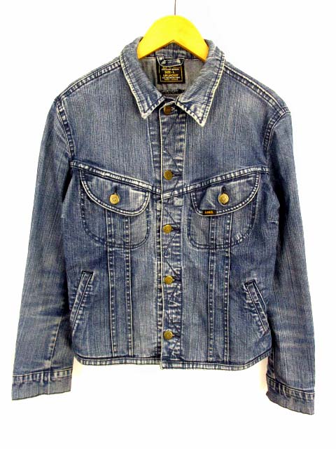 リー Lee デニムジャケット ジージャン Gジャン Fitted Jacket Patd ストレッチ 80s 90s 80年代 90年代 インディゴ サイズl Usa古着 ヴィンテージ ビンテージ レディース 069 ベクトルパーク