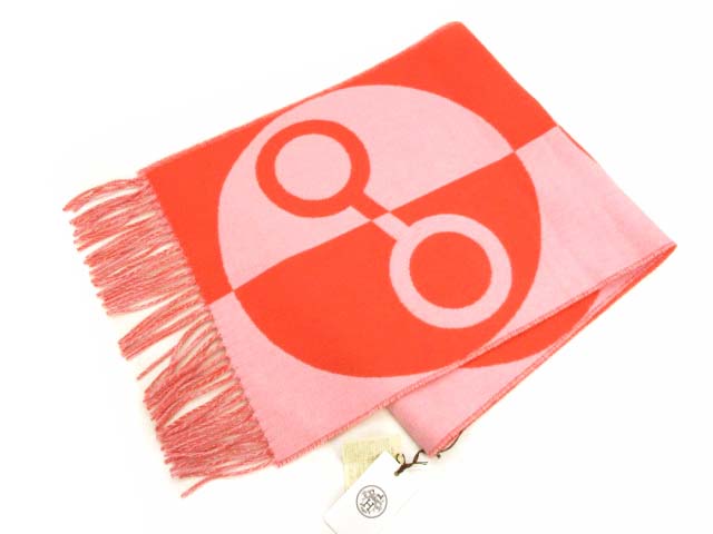 未使用品 エルメス HERMES マフラー ショール カシミヤ カザック  
