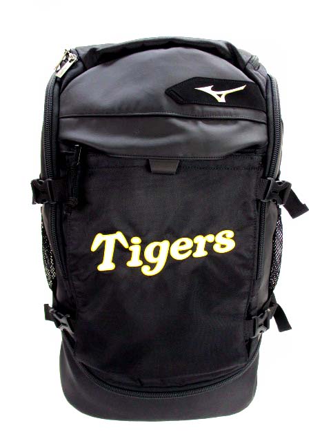 ミズノ Mizuno リュックサック バックパック デイパック レプリカ 阪神タイガース 刺繍 カバン 鞄 黒 ブラック メンズ レディース 069 ベクトルパーク