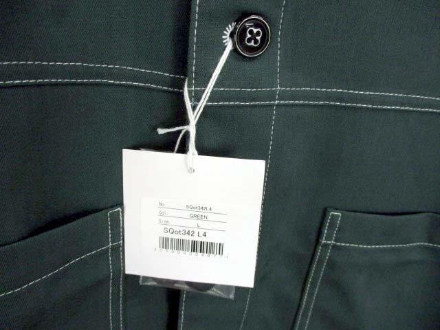 未使用品 BASQUE magenta セットアップ 上下セット T/R ストレッチ オーバーサイズ ステッチ CPOシャツジャケット& ベイカーワイドアンクルパンツ 半袖 無地 SQot342L4 グリーン 緑 サイズL タグ付き メンズ 069-202206070633 | ベクトルパーク 未使用品 BASQUE magenta セットアップ 上下セット T/R ストレッチ オーバーサイズ ステッチ CPOシャツジャケット& ベイカーワイドアンクルパンツ 半袖 無地 SQot342L4 グリーン 緑 サイズL タグ付き メンズ 069-202206070633 | ベクトルパーク