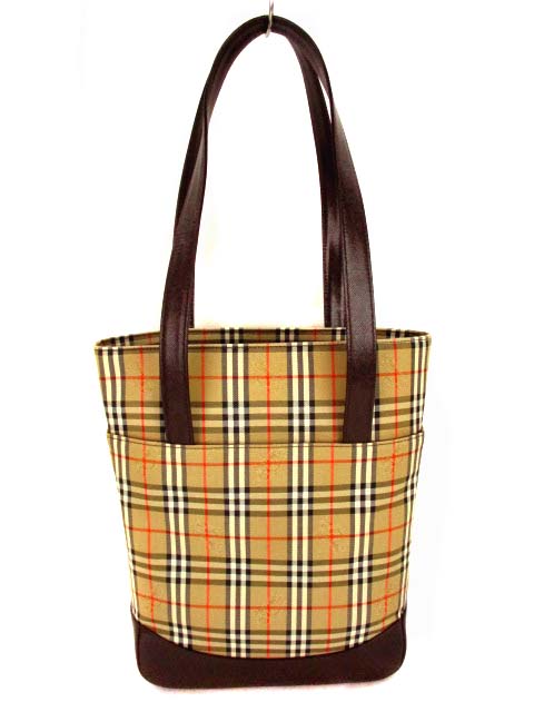 バーバリー BURBERRY トートバッグ ハンドバッグ 肩掛け ノバチェック 