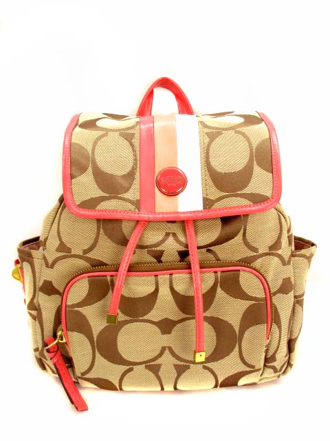 コーチ COACH リュックサック デイパック シグネチャー キャンバス 