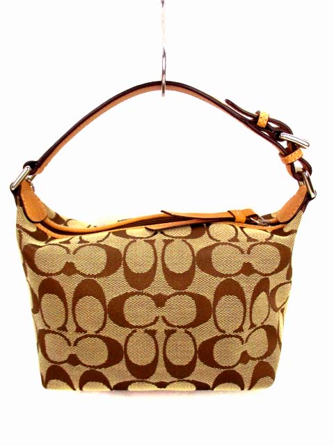 コーチ COACH ミニハンドバッグ ポーチ シグネチャー キャンバス 