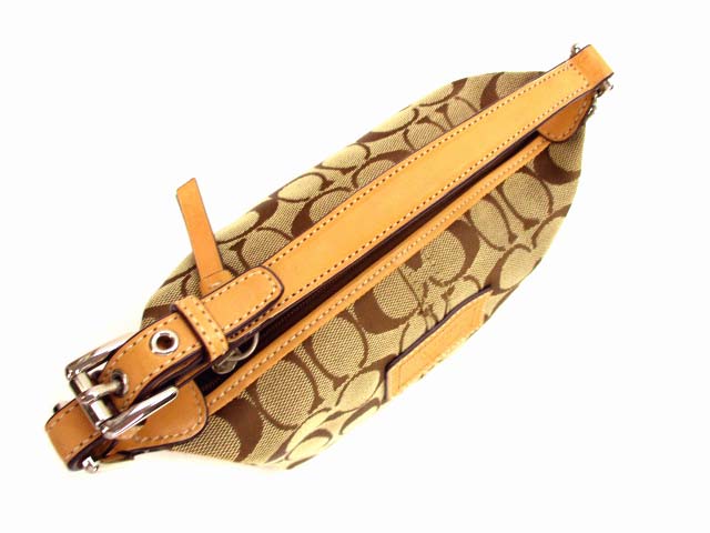 コーチ COACH ミニハンドバッグ ポーチ シグネチャー キャンバス 