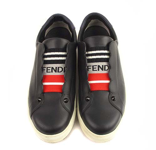 フェンディ FENDI スリッポン スニーカー シューズ 靴 レザー 8E6592 