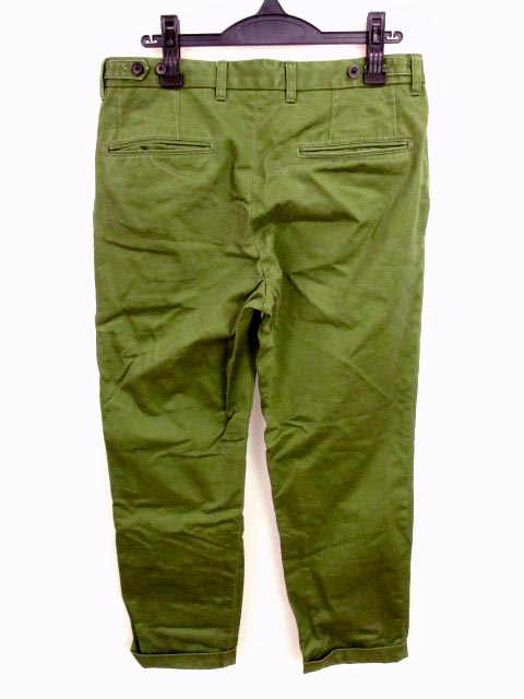 ユナイテッドトウキョウ United Tokyo チノパン パンツ テーパード ツイル 綿 コットン 無地 裾ロールアップ カーキ サイズ3 メンズ 069 ベクトルパーク