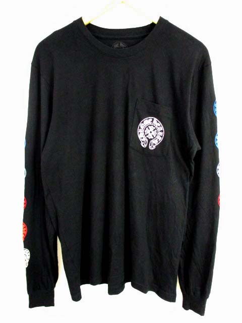 クロムハーツ CHROME HEARTS 長袖 Tシャツ ロンT カットソー 胸  