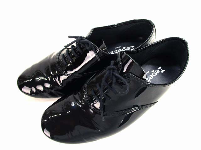 レペット Repetto オックスフォード シューズ レザー エナメル 