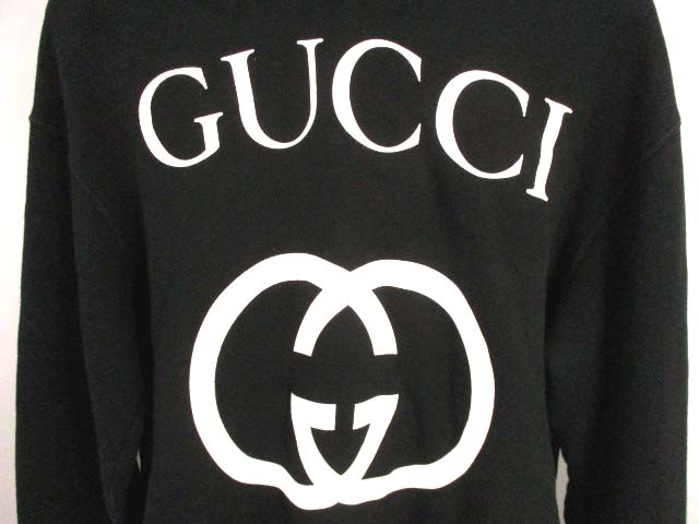 グッチ GUCCI 長袖 スウェット パーカー プルオーバー プリント 