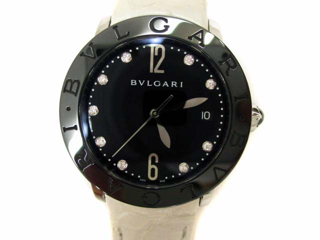BVLGARIブルガリブルガリボーイズクォーツ黒文字盤