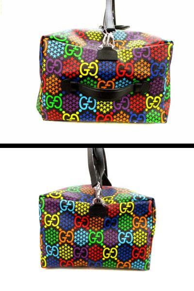 グッチ GUCCI GGサイケデリック ダッフルバッグ ボストンバッグ 