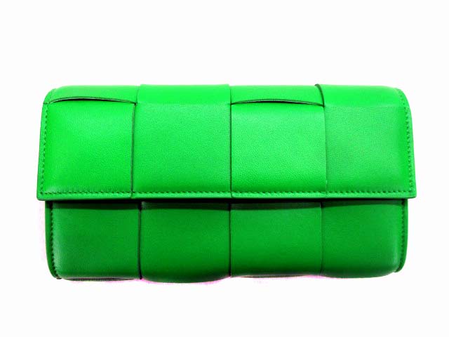 ボッテガヴェネタ BOTTEGA VENETA 長財布 ロングウォレット フラップ  