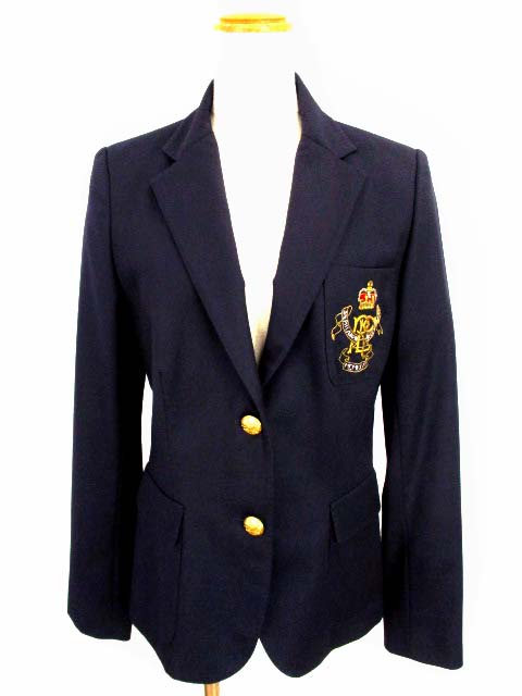 ラルフローレン RALPH LAUREN テーラードジャケット ブレザー 紺ブレ 