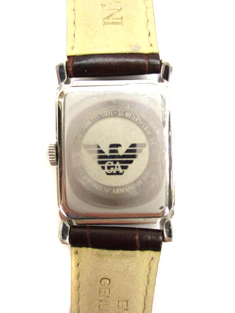 エンポリオアルマーニ EMPORIO ARMANI 腕時計 ウォッチ スクエア