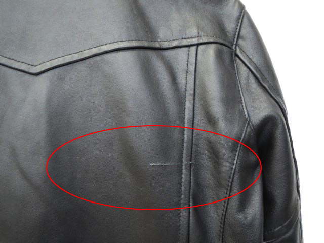 ジャックローズ　ダブルライダース　黒裏地レッド　ラムレザー JACKROSE（ジャックローズ）の「ラムレザーダブルライダースTYPE－2