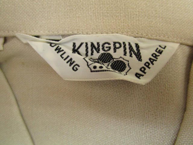 未使用品 ヴィンテージ VINTAGE KINGPIN 60S ボーリングシャツ 半袖 