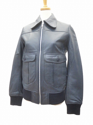 ヒステリックグラマー HYSTERIC GLAMOUR ブルゾン ラムレザー  