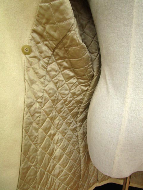 バジーレ BASILE 28 ガウンコート 中綿 カシミヤ 裏キルティング