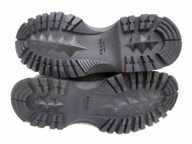 PRADA SPORT　プラダスポーツ　ロングブーツ　ラムレザー　36　ブラック PRADA プラダスポーツ ロングブーツ レザー 36 黒 - メルカリ