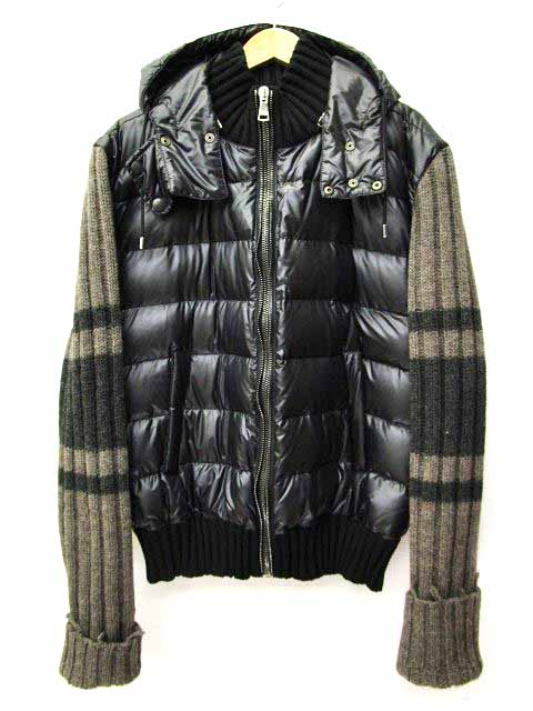 ドルチェ&ガッバーナ ドルガバ DOLCE&GABBANA 袖ニット切替 ダウン  