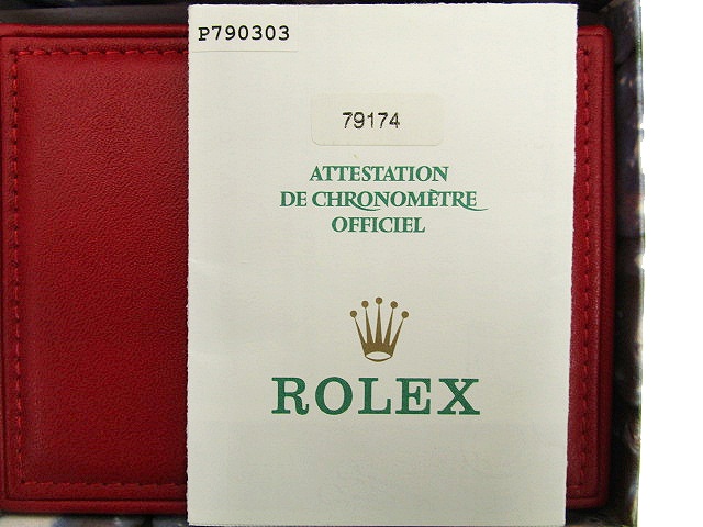 ROLEX 空箱　79174 時計ケース・ギャランティ・余りコマ　ロレックス ROLEX 空箱 79174 時計ケース・ギャランティ・余りコマ