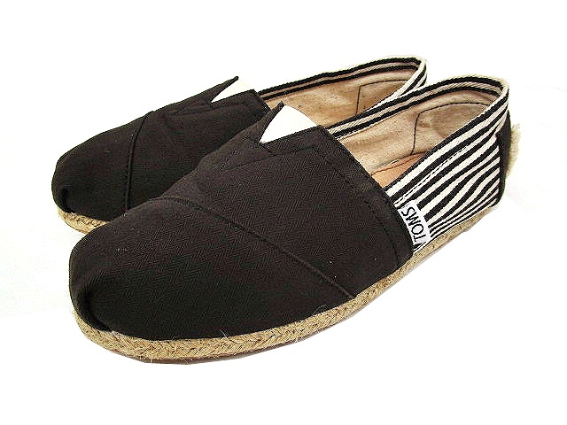 トムス Toms スニーカー スリッポン エスパドリーユ キャンバス W6 23cm 白 ホワイト 黒 ブラック C レディース 070 ベクトルパーク トムス Toms スニーカー スリッポン エスパドリーユ キャンバス W6 23cm 白 ホワイト 黒 ブラック C レディース 070 ベクトルパーク
