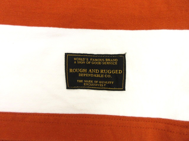ラフアンドラゲッド ROUGH AND RUGGED Tシャツ 長袖 ボーダー