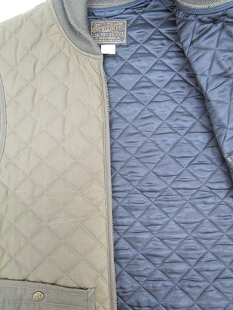 ダブルアールエル RRL Limited edition ベスト キルティング オイルド