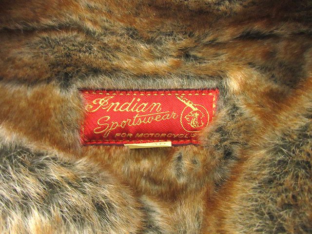 INDIAN MOTORCYCLE SPORTS WEAR ランチコート 4B フェイクムートン 