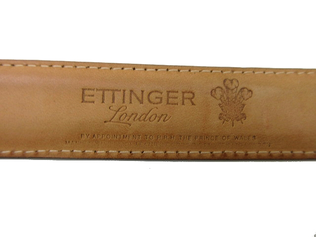 エッティンガー ETTINGER ベルト レザー ピンバックル SOLID