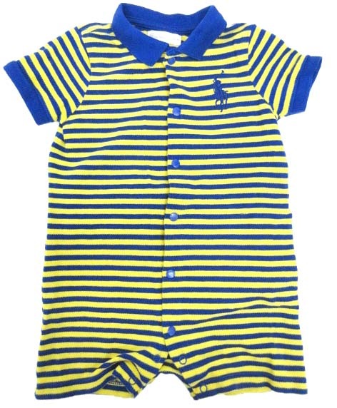 ラルフローレン RALPH LAUREN ロンパース ベビー服 つなぎ ボーダー 