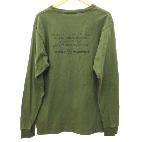 ユニフォームエクスペリメント uniform experiment 18SS Tシャツ 長袖 
