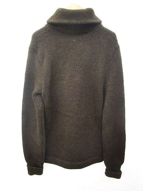 RRL ダブルアールエル ショールカラーニットセーター S RRL(ダブル