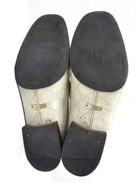 グッチ GUCCI ローファー シマ ビット モカシンシューズ 147825 レザー 