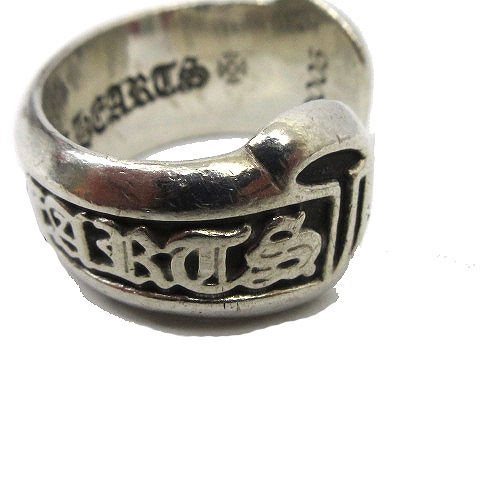 クロムハーツ スクロールラベルリング 16号 インボイス クロムハーツ