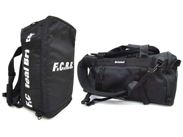 F.C.R.B.×NEWERA BRISTOL DUFFLE BAGドラムバッグ 梳かし
