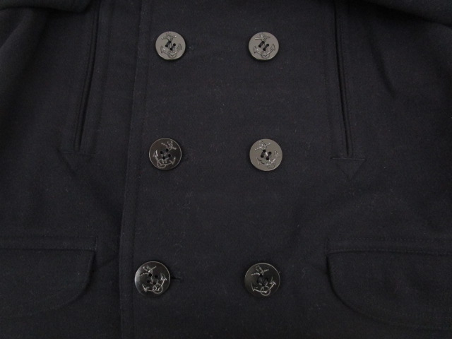 RRL ダブルアールエル ウールピーコート 美品 10ボタン13スター サイズ2 RRL ダブルアールエル 10BUTTON 13STAR WOOL P-COAT 10ボタン13