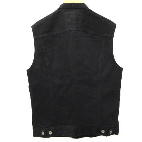 クーティー COOTIE 14SS ベスト Deerstalker Vest デニム バンドカラー 