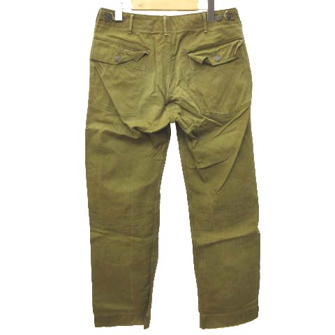 ダブルアールエル RRL ミリタリー パンツ トラウザー ベイカー HBT 