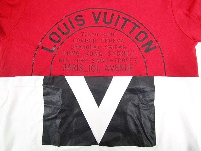 ルイヴィトン LOUIS VUITTON Tシャツ 半袖 プリント ECCM09 国内正規 