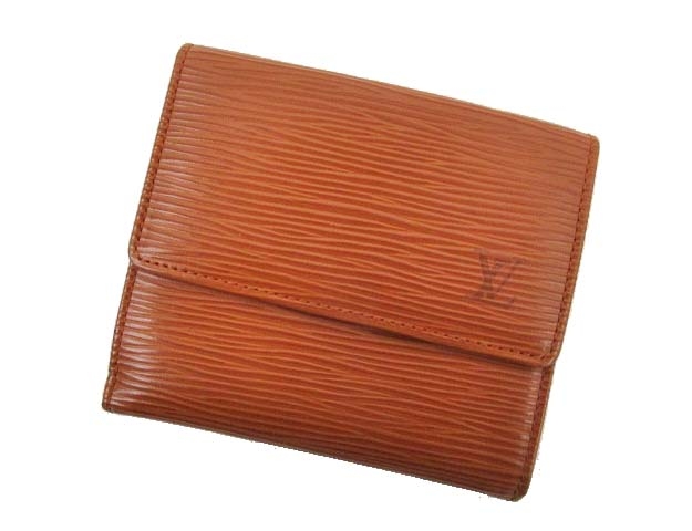 ルイヴィトン LOUIS VUITTON 二つ折り財布 エピ ポルトモネビエ カルト 