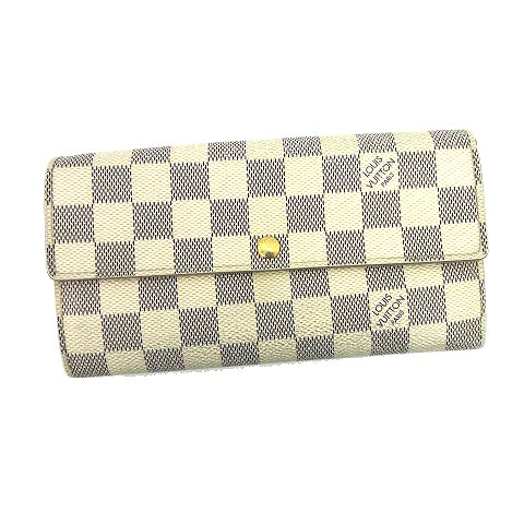 ルイヴィトン LOUIS VUITTON N61735 長財布 ダミエ アズール  